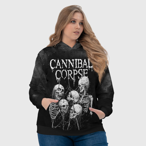 Женская толстовка 3D Cannibal Corpse, цвет 3D печать - фото 6