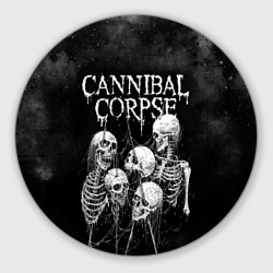 Круглый коврик для мышки Cannibal Corpse