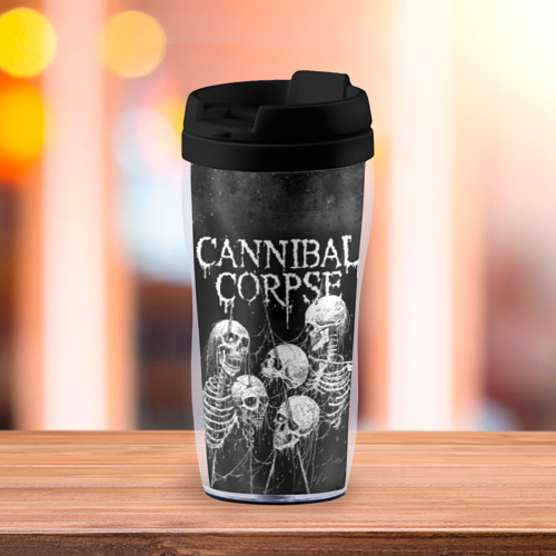 Термокружка-непроливайка Cannibal Corpse, цвет черный - фото 3