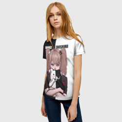 Женская футболка 3D Monokuma Junko - фото 2