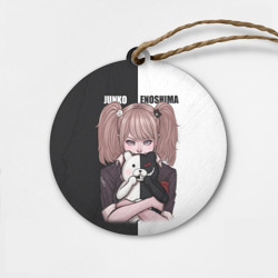 Деревянная игрушка круг Monokuma Junko