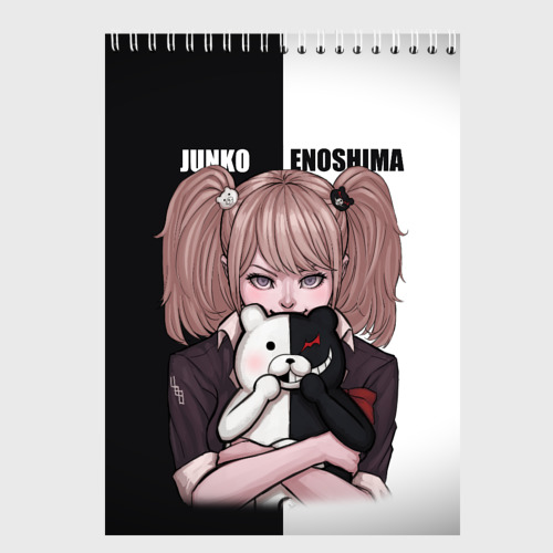 Скетчбук Monokuma Junko, цвет белый