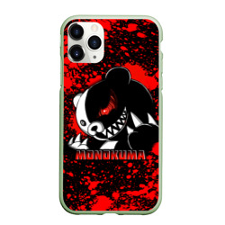 Чехол для iPhone 11 Pro матовый Monokuma Монокума blood