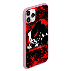 Чехол для iPhone 11 Pro Max матовый Monokuma Монокума blood - фото 2