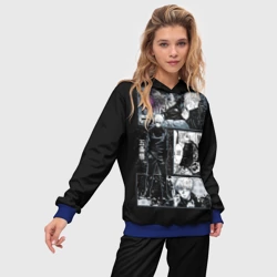 Женский костюм с толстовкой 3D Сатору Гото Магическая битва - фото 2