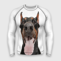 Мужской рашгард 3D Доберман Doberman