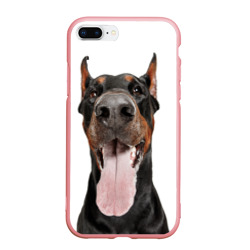 Чехол для iPhone 7Plus/8 Plus матовый Доберман Doberman