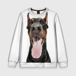 Детский свитшот 3D Доберман Doberman