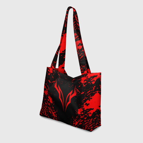 Пляжная сумка 3D Берсерк черно-красный - фото 3