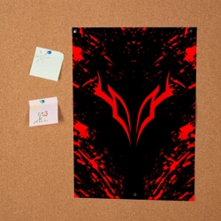 Постер Берсерк черно-красный - фото 2