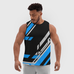 Мужская спортивная майка 3D CS:GO "Asimov" - фото 2