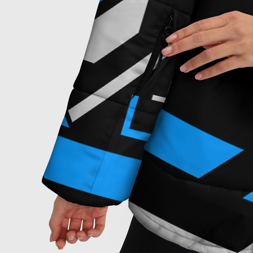 Женская зимняя куртка Oversize CS:GO "Asimov", цвет черный - фото 6