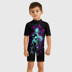 Детский купальный костюм 3D Genshin Impact, Гань ю - фото 2