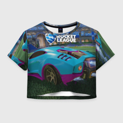 Женская футболка Crop-top 3D Rocket League