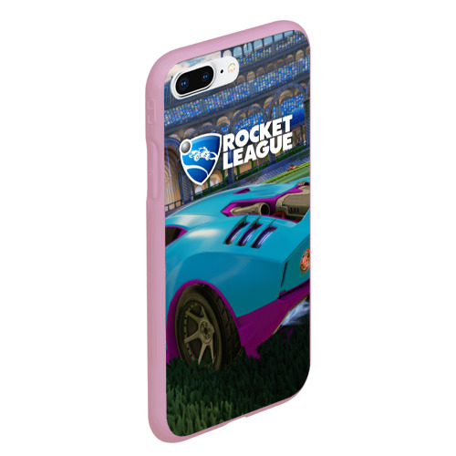 Чехол для iPhone 7Plus/8 Plus матовый Rocket League, цвет розовый - фото 3