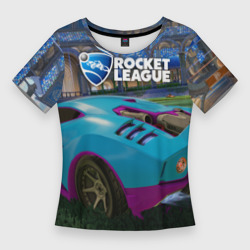 Женская футболка 3D Slim Rocket League