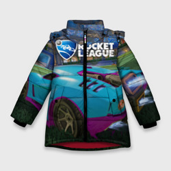 Зимняя куртка для девочек 3D Rocket League