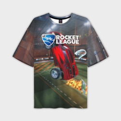 Мужская футболка oversize 3D Rocket League