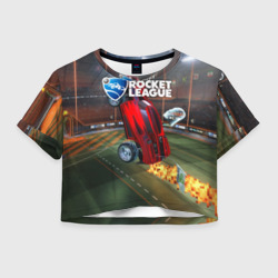 Женская футболка Crop-top 3D Rocket League