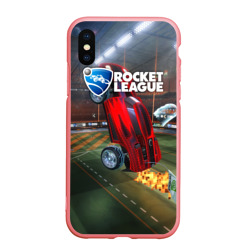 Чехол для iPhone XS Max матовый Rocket League