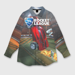 Мужская рубашка oversize 3D Rocket League