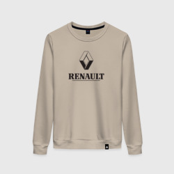Женский свитшот хлопок Renault Logo Рено логотип