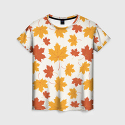 Женская футболка 3D Осень Autumn