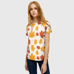 Женская футболка 3D Осень Autumn - фото 2