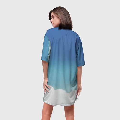 Платье-футболка 3D Shirufietto, цвет 3D печать - фото 4