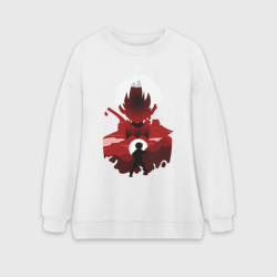 Женский свитшот oversize без начеса хлопок Руди Грейрат