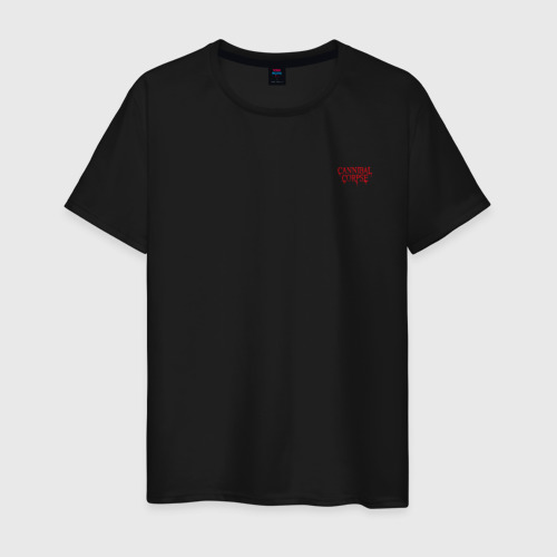 Мужская футболка хлопок Cannibal Corpse | Труп Каннибала (+спина) (Z), цвет черный