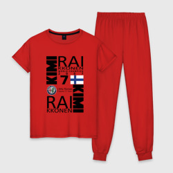 Женская пижама хлопок Kimi Raikkonen