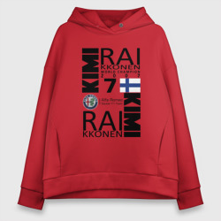 Женское худи Oversize хлопок Kimi Raikkonen