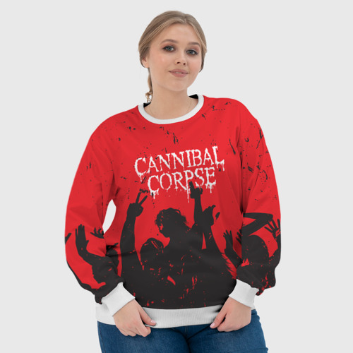 Женский свитшот 3D Cannibal Corpse | Труп Каннибала (Z) - фото 6