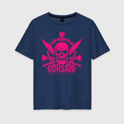 Женская футболка хлопок Oversize Corsair