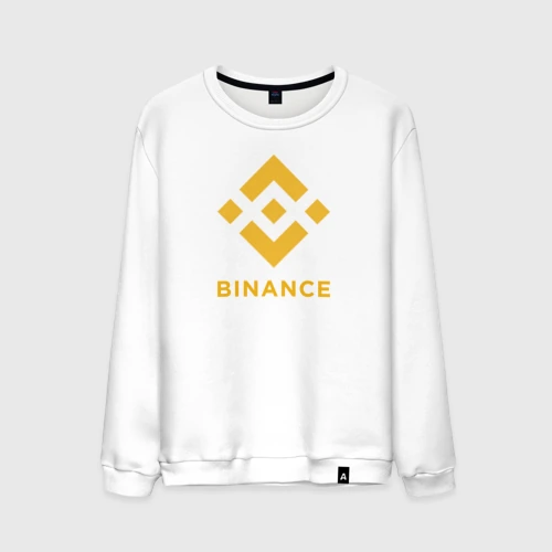 Мужской свитшот хлопок Binance Бинанс биржа