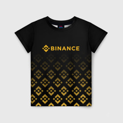 Детская футболка 3D Binance Бинанс биржа