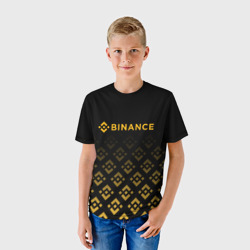 Детская футболка 3D Binance Бинанс биржа - фото 2