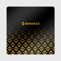 Магнит виниловый Квадрат Binance Бинанс биржа