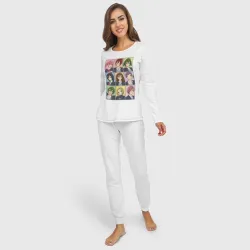 Женская пижама с лонгсливом хлопок Horimiya Герои - фото 2