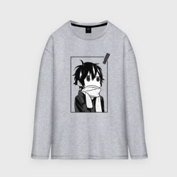 Женский лонгслив oversize хлопок Miyamura manga