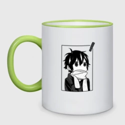Кружка двухцветная Miyamura manga