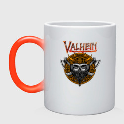 Кружка хамелеон Valheim      logo