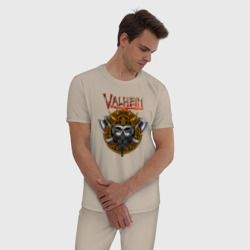Мужская пижама хлопок Valheim      logo - фото 2