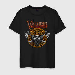 Valheim      logo – Мужская футболка хлопок с принтом купить со скидкой в -20%