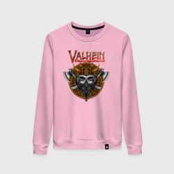 Женский свитшот хлопок Valheim      logo