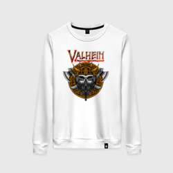 Женский свитшот хлопок Valheim      logo