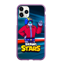 Чехол для iPhone 11 Pro Max матовый Stu  brawl stars