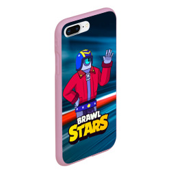 Чехол для iPhone 7Plus/8 Plus матовый Stu  brawl stars - фото 2