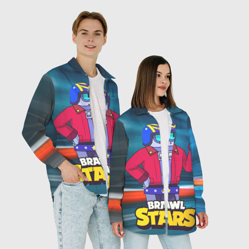 Женская рубашка oversize 3D с принтом Stu  brawl stars, фото #4